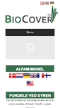 Mobile Screenshot of biocover.dk